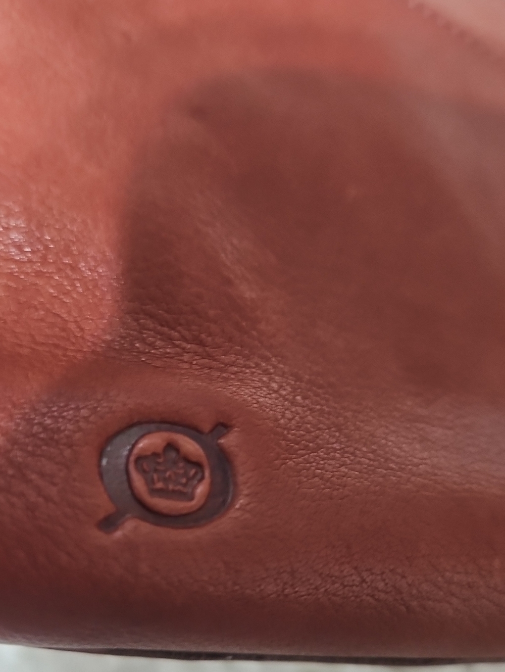 Born Rust Brown Leather Crossbody with Tassel Accent - Picture 3 of 9